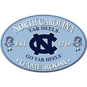 North Carolina UNC Tar Heels Oval Game Room Wall Sign/Plaque  