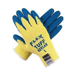 MCR Safety Flex Tuff Kevlar Cut Resistant Gloves w/ Textured Latex 
