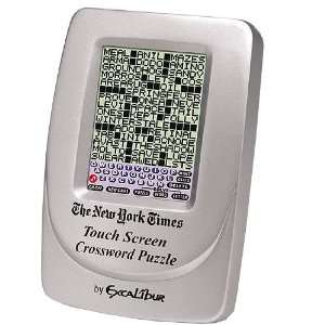   Excalibur NY Times Crossword Puzzle Handheld Game Toys & Games