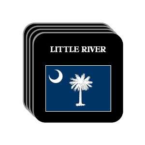  US State Flag   LITTLE RIVER, South Carolina (SC) Set of 4 