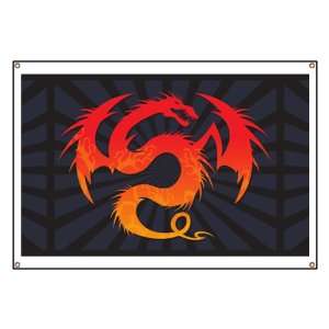 Banner Tribal Fire Dragon 