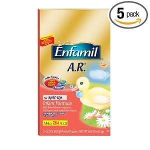 Enfamil A.R. Infant Formula For Spit Up, 22.2 Ounces (Pack of 5)  111 