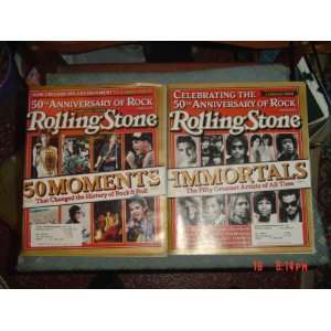  Rolling Stone Magazine 50th Anniversary of Rock Editions 