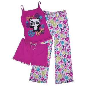  Cheers for Girls 57203 Peace Out Panda Pajamas, Large
