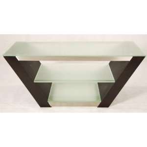  Chintaly Imports 6780 TV T Trapezoid TV Stand Top 