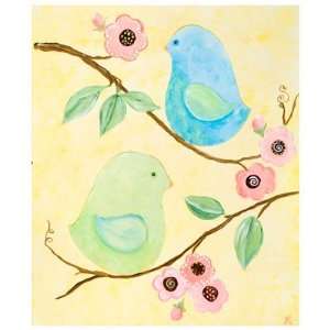  Love Birds Canvas Reproduction