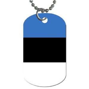  Estonia Flag Dog Tag 