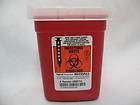 LOT OF 100 1/2 QT. PORT. SHARPS DISP. CONTAINERS