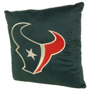  Houston Texans 15 Inch Applique Pillow