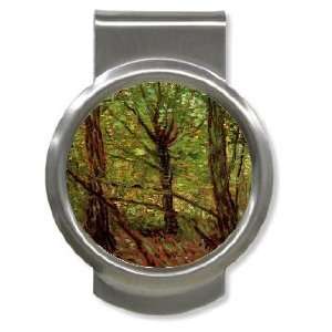  Trees and Undergrowth By Vincent Van Gogh Money Clip 
