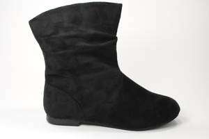 Women Suede Boot Black ankle boots New  