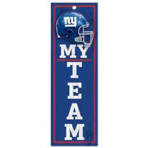  NFL New York Giants Sign My Team