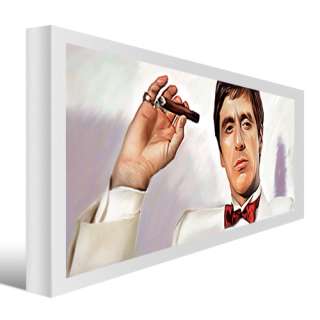SCARFACE MONTANA with cigar photo CANVAS PAINTING #J  