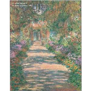 Claude Monet   Garden In Giverny Canvas 