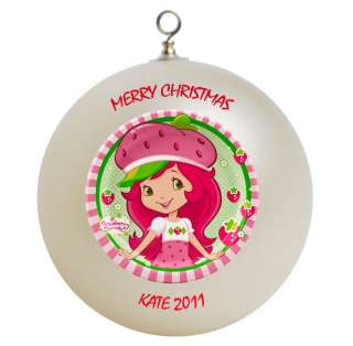   Strawberry Shortcake Christmas Ornament Gift Add Childs Name  