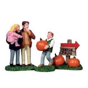  Lemax Perfect Pumpkin Set of 3 Halloween Village Figurines 