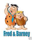 Fred   Barney Flintstones T shirt Iron on transfer 5x7