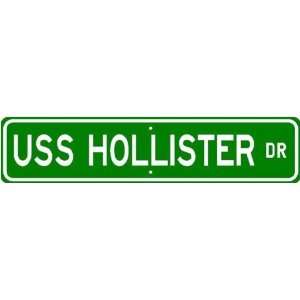  USS HOLLISTER DD 788 Street Sign   Navy