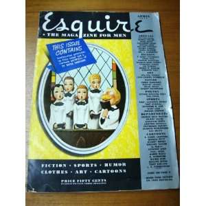  ESQUIRE MAGAZINE APRIL 1940 Inc. Esquire Coronet, Various 