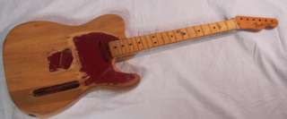 1972 Fender Telecaster Project Neck and Body Refined Orig Custom Color 