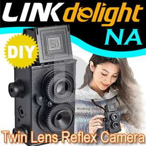 DIY Recesky Twin Lens Reflex Camera Set Films &Memory Old Times Fit 