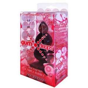  Bundle Gumdrops Triple Bubble Charcoal and 2 pack of Pink 
