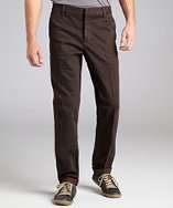 Prada chocolate denim slim fit trouser jeans style# 319114801
