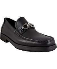    black leather Master gancio loafers  