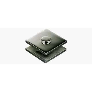 CRL Polished Stainless Steel 2 in x 2 in Square Mall Front Glass Clamp