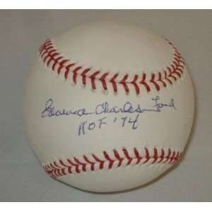 Whitey Ford Signed Ball   EDWARD CHARLES HOF   Autographed Baseballs 