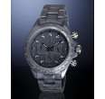 toywatch gunmetal plastic pearlized plasteramic chronograph link 