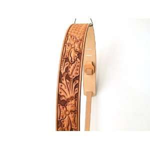  Hand Carved Wild Rose Guitar Strap Musical Instruments