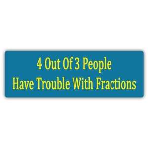   of 3 People Funny Car Bumper Sticker Decal 6 X 2 