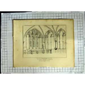   1813 Chapter House Christ Church Cathedral Keux Neill