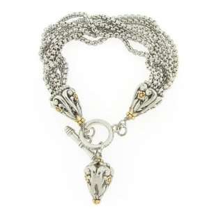  Designer Inspired 7 Strand Single Charm Bracelet Jewelry