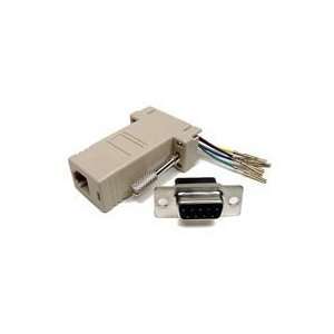  Adapter, Modular, DB9 F/RJ11 F Electronics