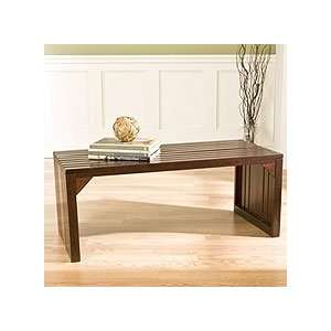  Alexander Slat Table Bench Furniture & Decor