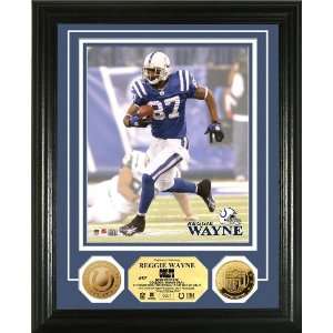  Reggie Wayne 24KT Gold Coin Photo Mint   NFL Photomints 
