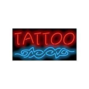  Tattoo with Tribal Art Neon Sign 