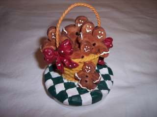 Christmas Gingerbread Man Candle Topper, fits 3 candle  
