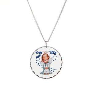  Necklace Circle Charm Its Me Again Lord Prayer Angel 