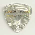 RANDY TRAVIS RISE AND SHINE TOUR GUITAR PICK