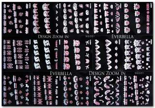 30 sheets 1500+ Nail Art Design Stickers Decal NG001  
