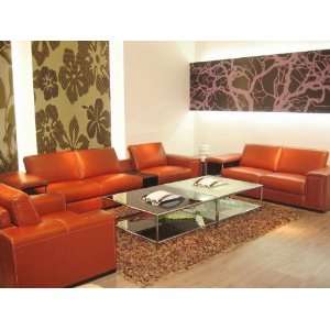  Modern European Leather Sectional Sofa