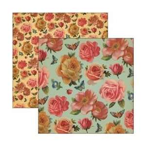  Cosmo Cricket Evangeline Double Sided Paper 12X12 Rose 