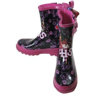  High School Musical Rain Boots w/Adjustable Buckle Case 