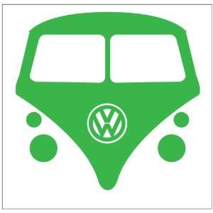  VW Bus Vanagon Sticker Decal Green 