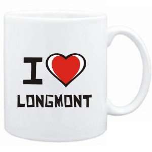Mug White I love Longmont  Usa Cities 