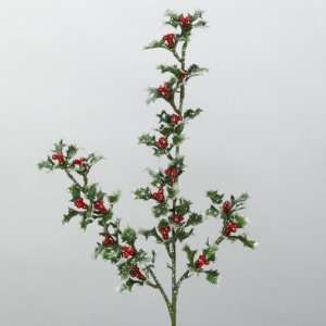  Club Pack of 30 Christmas Holly Sprays with Berries and 