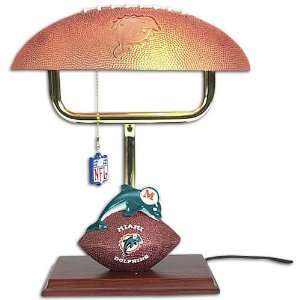   Dolphins Scottish Christmas NFL Table Desk Lamp
